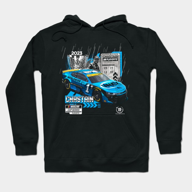 Ross Chastain Series Playoffs Hoodie by art.Hamdan